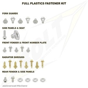 Bolt Complete plastic set of screws set KTM SX 85 18- & Husqvarna TC 85 18- & Gas Gas MC 85 2021