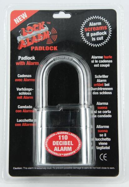 Lock Alarm Padlock hangslot – 110 dB alarm