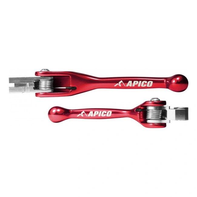 Apico Klapphebel-Set Rot für Honda CRF 250R 2007 – und CRF 250RX 2019 – und CRF 450R 2007–2020 und CRF 450RX 2017–2020 – MxProStoreParts