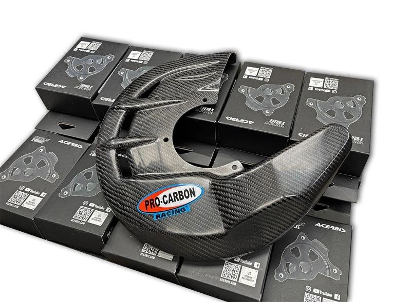 Pro Carbon universelle Bremsscheibenschutzabdeckung (passt auch auf Oversize-Bremsscheibe) ohne Befestigungsset - MxProStoreParts