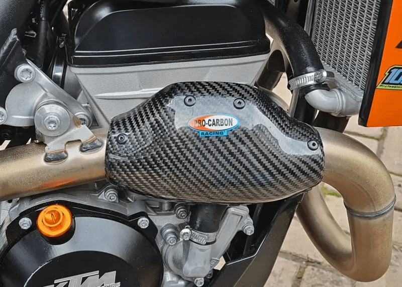 Pro Carbon universele BOMB uitlaatbocht bescherming voor nieuwe type HGS - MxProStoreParts