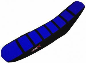 Cross X Zadelovertrek zwart / blauw met zwarte lijnen Husqvarna TC 85 18 - MxProStoreParts
