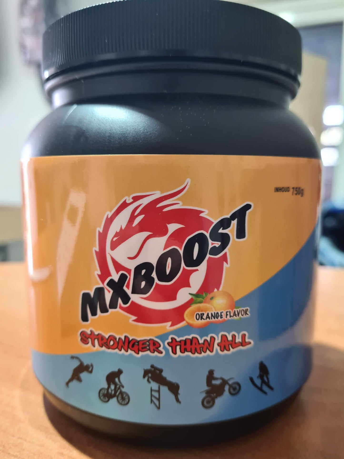 MX boost powder flavor Orange Flavor ( 750 grams )