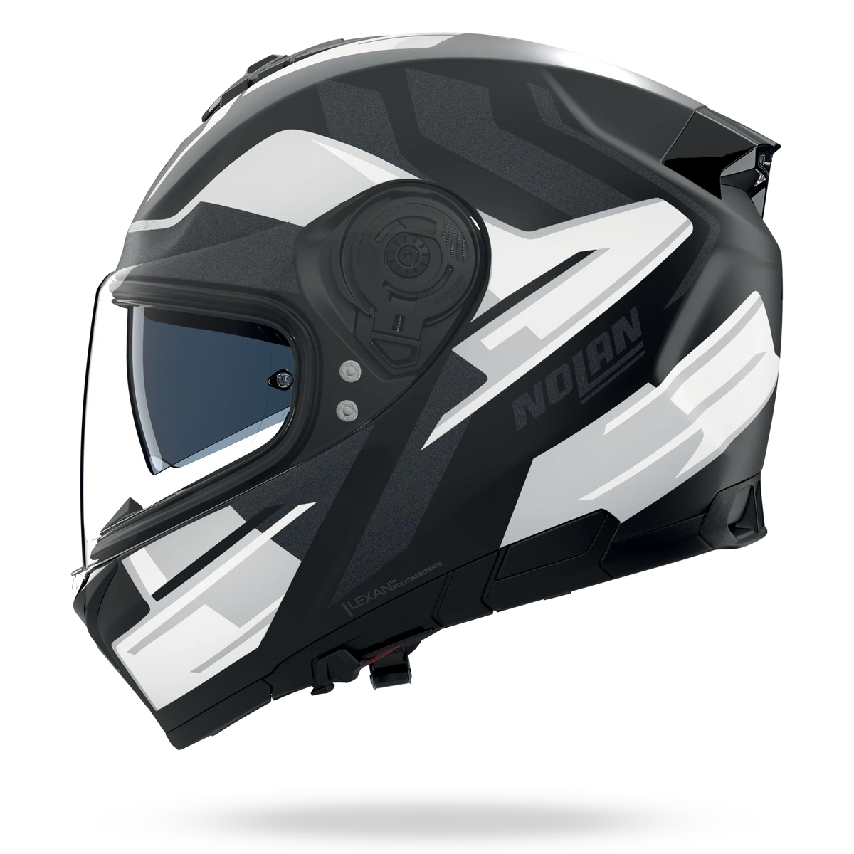NOLAN N80-8 TRITTICO 359 L MATT FINISH integraalhelm – zwart / wit / antraciet - MxProStoreParts