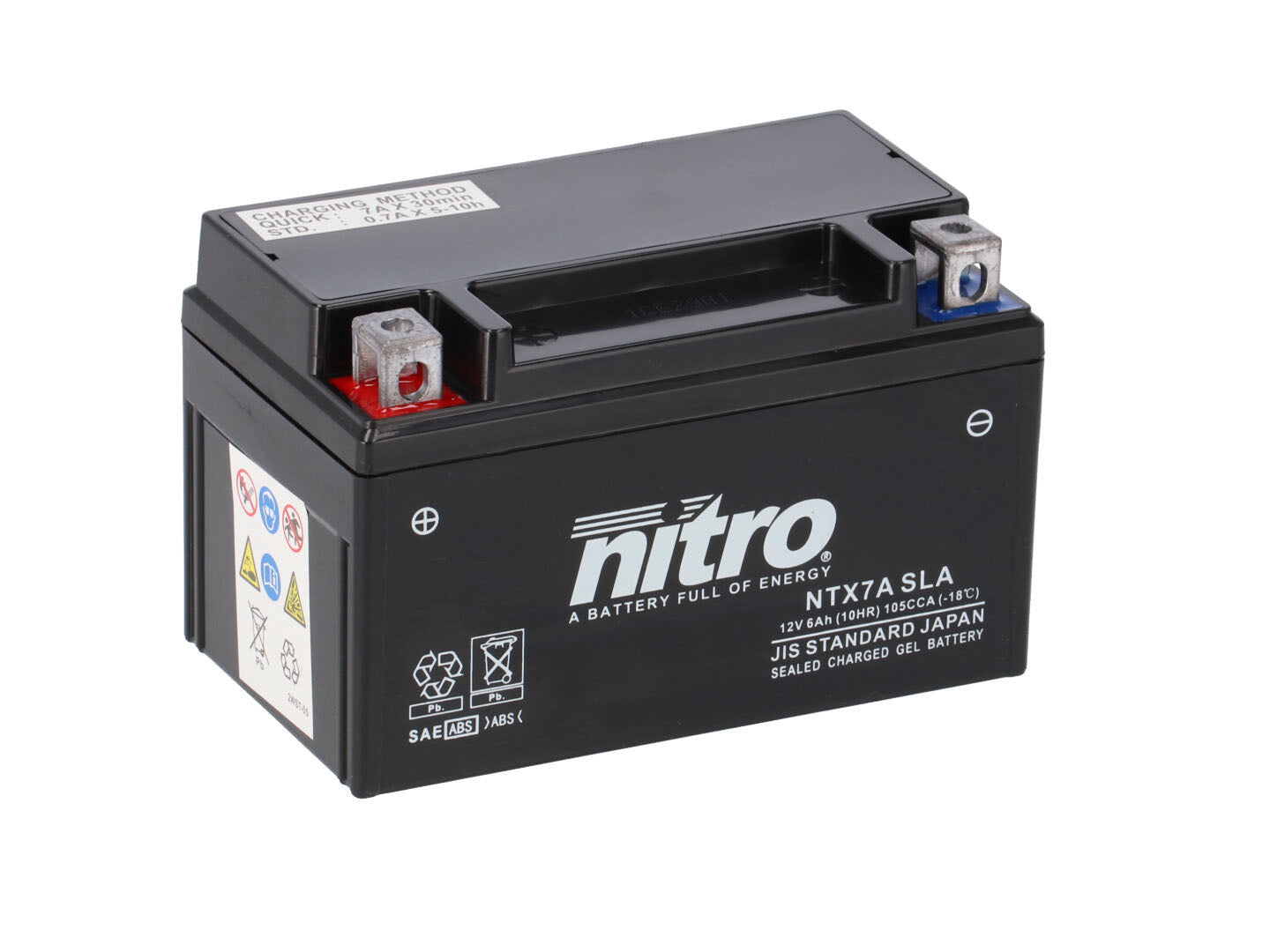 Nitro battery NTX7A SLA