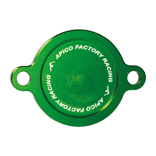 Apico Ölfilterdeckel grün Kawasaki KX 450F 16 - 18 - MxProStoreParts