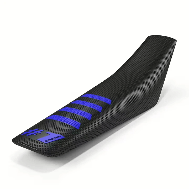 Onegripper wasserdichter universeller Sadelbezug, geriffelt, Schwarz / Blau 1 - MxProStoreParts