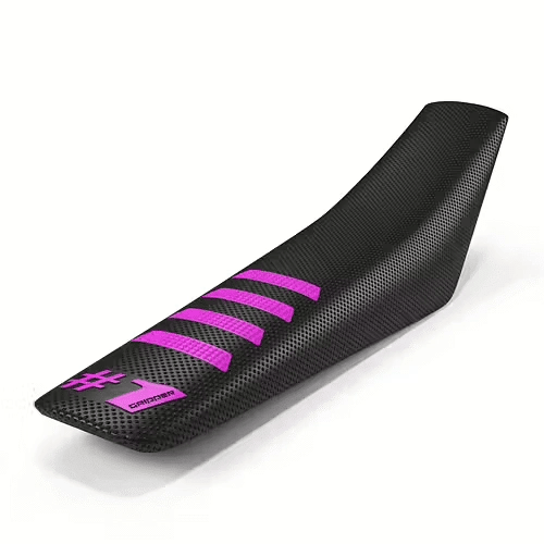 Onegripper wasserdichter universeller Sadelüberzug, gerippt, Schwarz / Rosa 1 - MxProStoreParts