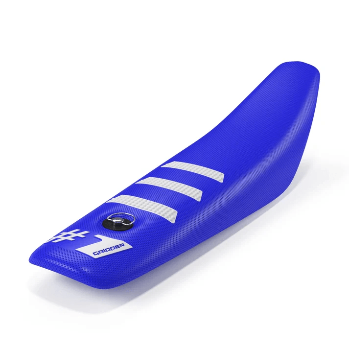 Onegripper wasserdichter universeller Sadelbezug, leicht gerippt, Mini, Blau/Weiß 1 - MxProStoreParts