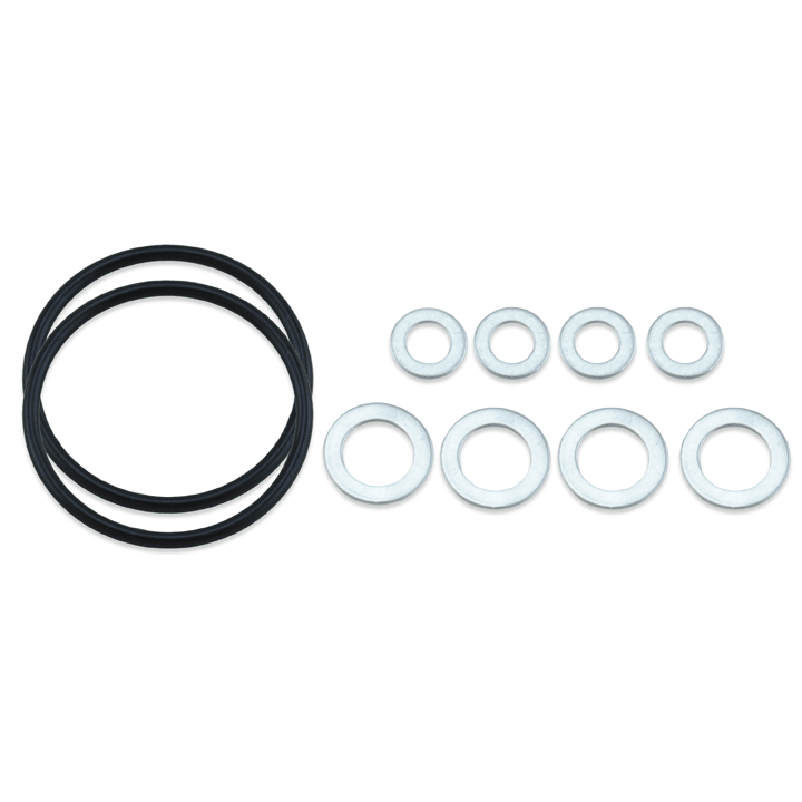 Schrauben-O-Ringe für Ölwechsel und Dichtungsring-Set für Ablassschraube Kawasaki KX 450F 16 - MxProStoreParts