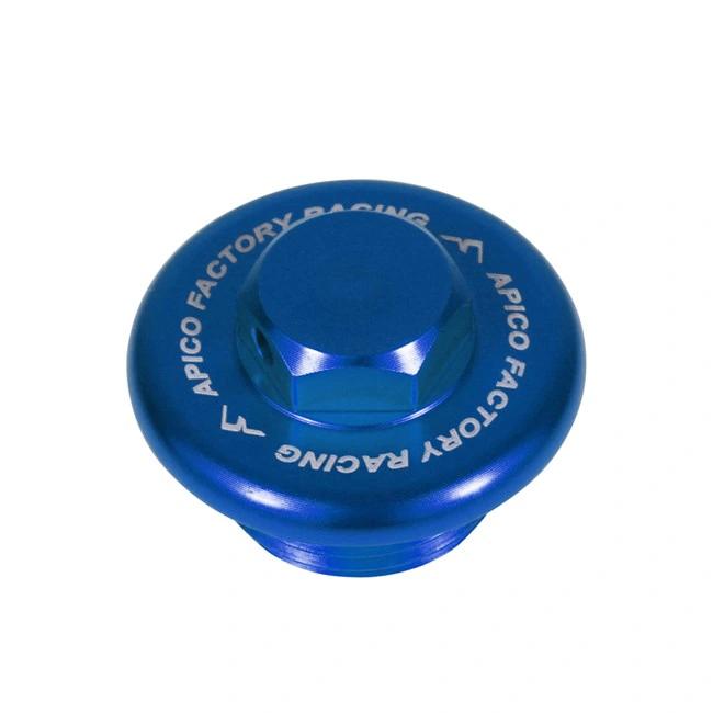 Apico Aluminium-Ölauffüllkappe Blau KTM/Husqvarna/Gas Gas MC/EC/MC - F/EC - F/SX/EXC/SX - F/EXC - F/TC/FC/FE/TE 50 - 501 - 21 MxProStoreParts
