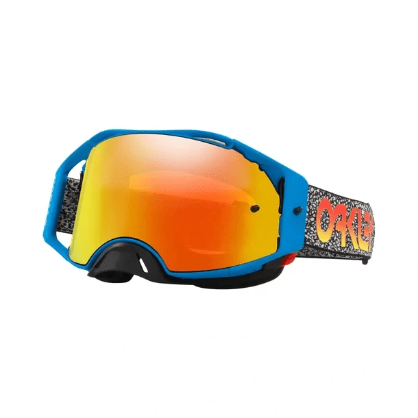 Oakley Airbrake MX Blue Crackle - Prizm Torch Objektiv - MxProStoreParts