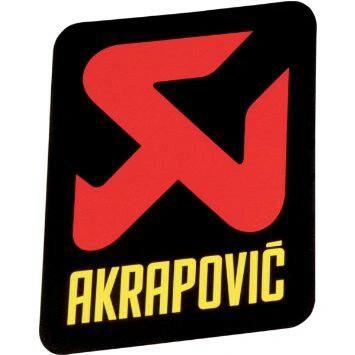 Akrapovic Schalldämpfer Aufkleber P - VST3PO (Breite 60mm) - MxProStoreParts