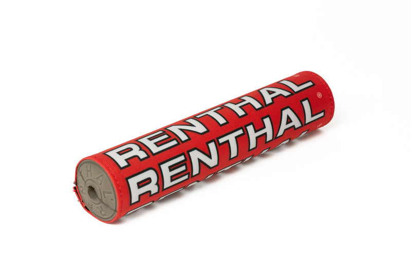 Renthal Stuurrol Rood / Wit Modern Retro Vintage ( stoffen stuurrol )