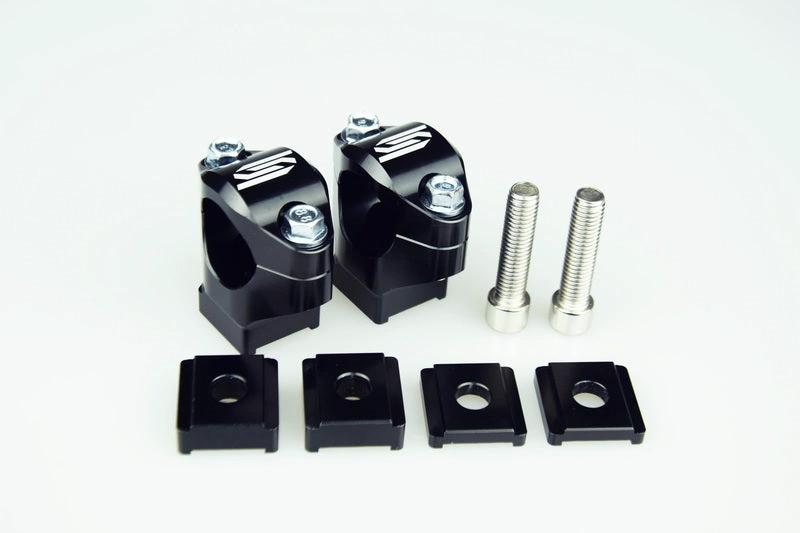 Scar stuurklemmen Ø28.6mm +35 tot 50mm voor OEM Kroonplaten KTM/HVA 2016 - 2022 - MxProStoreParts