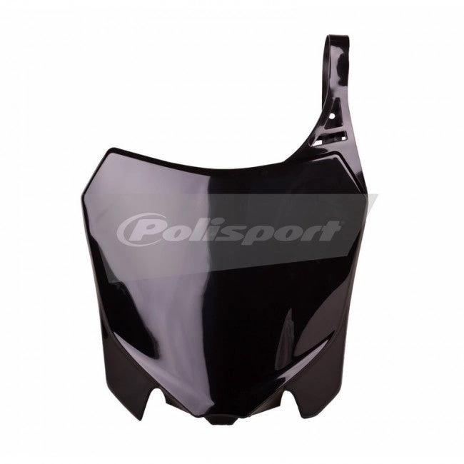 Polisport Vordernummernschild Schwarz für Honda CRF 250R 14 - 17 & CRF 450R 13 - 16 – MxProStoreParts