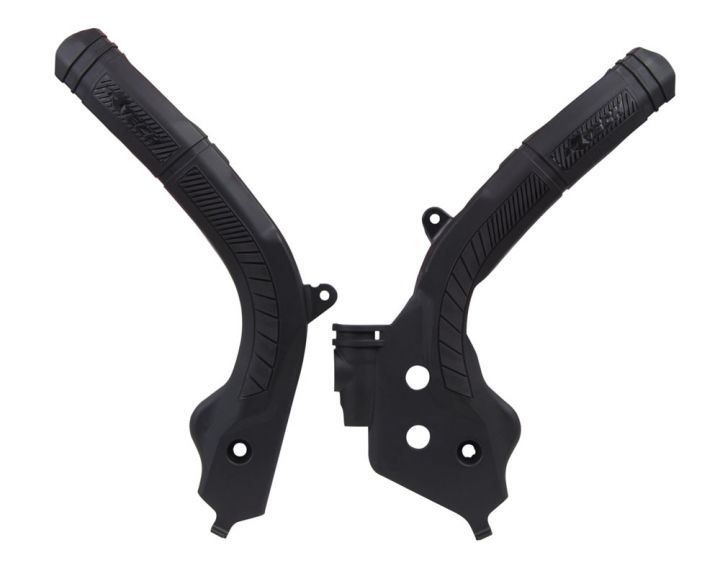 Racetech frame beschermers zwart KTM 16-18 & Husqvarna 16- & Gas Gas