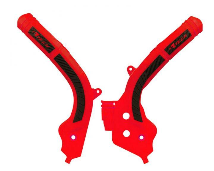 Racetech Rahmen-Schutz rot/schwarz für Gas Gas EC/MC 125/250/300/350F 2021 - MxProStoreParts
