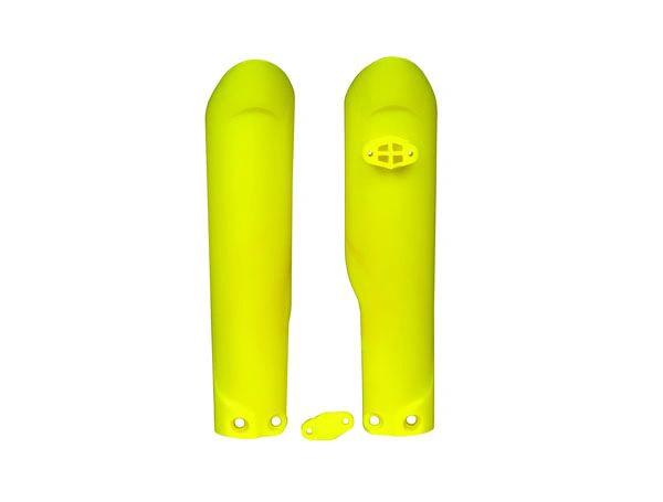 Racetech voorvork beschermers Fluor Geel KTM SX 85 18 - & Husqvarna TC 85 18 - & Gas Gas MC 85 2021 - MxProStoreParts