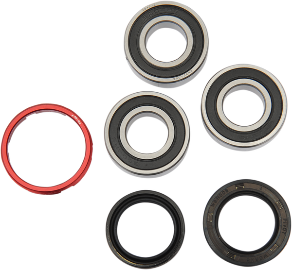 Pivot Works achterwiel lager set ( met ring ) Honda CR125R 90-99 & CR250R 90-99 & CR500R 90-01