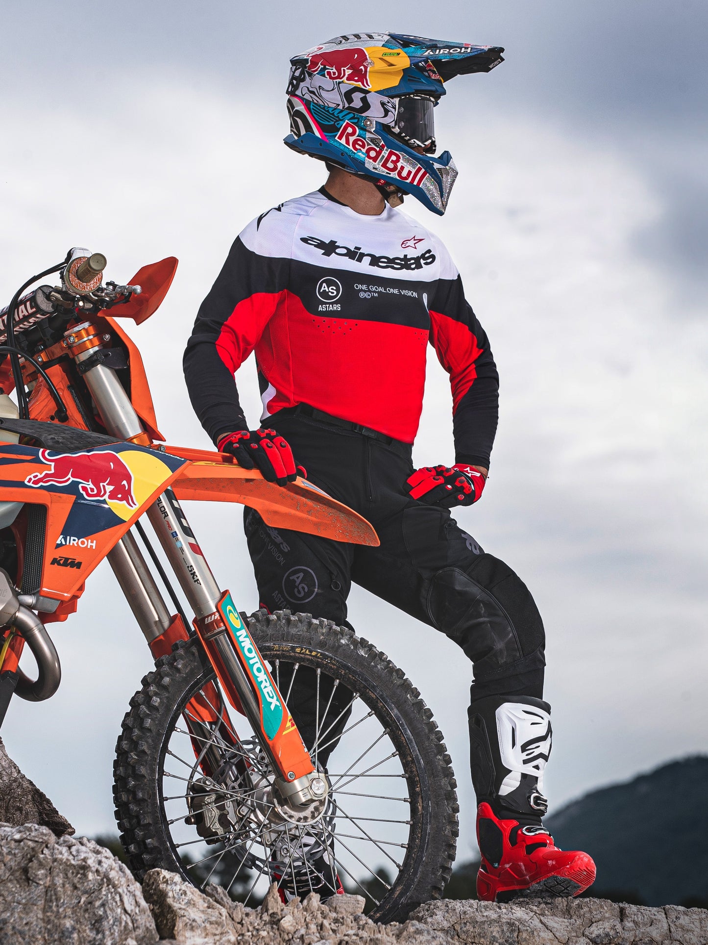 Alpinestars Pro-Dura Broek Zwart Magnet Wit