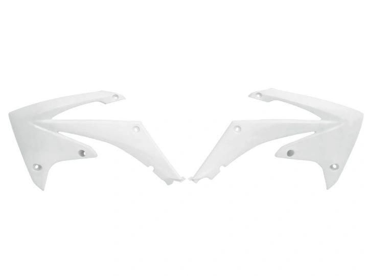Racetech radiator kappen Wit Honda CRF 250R 2010 - 2013 & CRF 450R 2009 - 2012 - MxProStoreParts