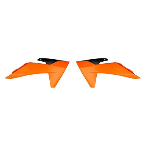 Racetech Radiatorkappen Orange/Schwarz KTM SX 50 2024 - MxProStoreParts