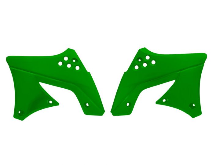 Racetech Radiator Covers Green Kawasaki KX 250F 09-12