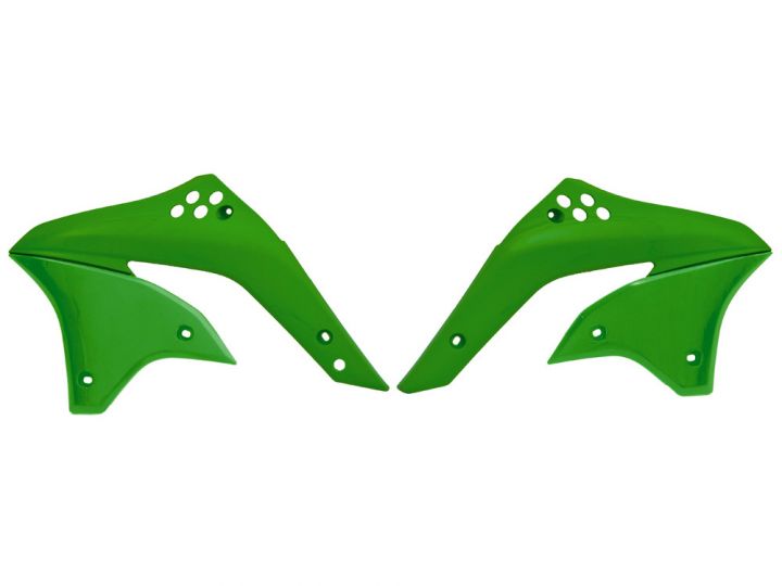 Racetech Radiator Covers Green Kawasaki KX 450F 2006-2008