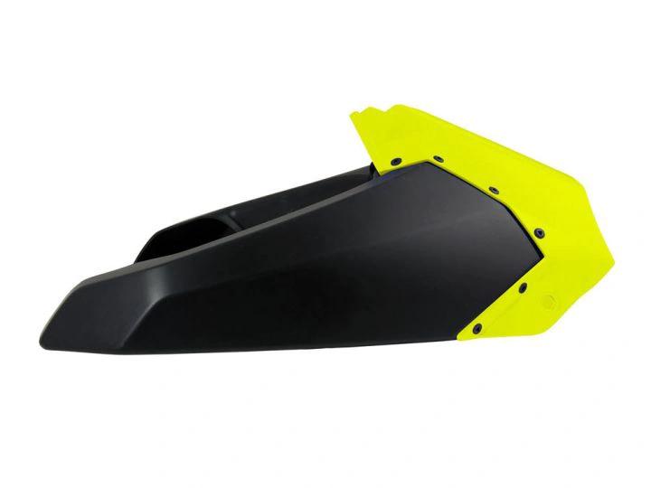 Racetech obere Kühlerkappen Fluor Gelb / Schwarz für Yamaha YZ 250F 2014-2018, YZ 450F 2014-2017, WR 250F 2015-2019 und WR 450F 2016-2018 - MxProStoreParts