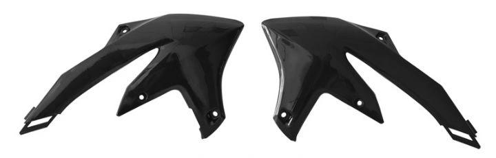 Racetech Radiatorkappen Schwarz für Yamaha YZ 250F 2024 - & YZ 450F 2023 - MxProStoreParts