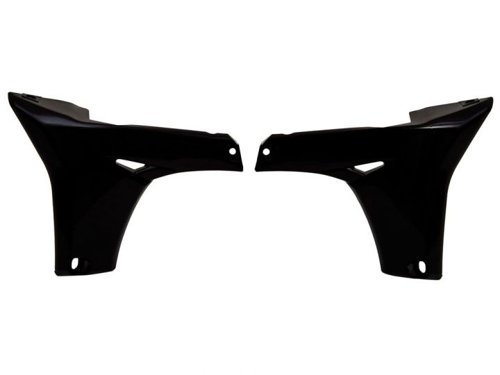 Racetech onderste radiator kappen Zwart Yamaha YZ 450F 10-13