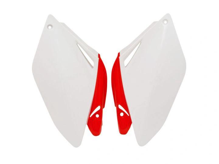 Racetech zijnummerborden Wit / Rood Honda CRF 250R 2006 - 2009 - MxProStoreParts