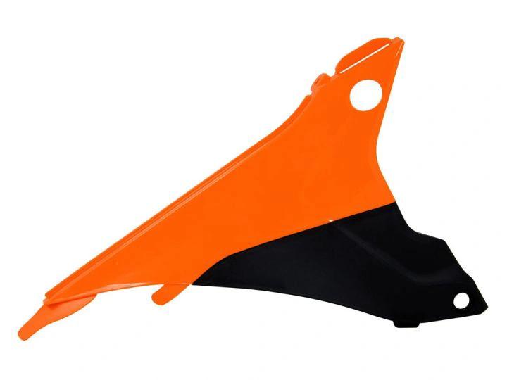 Racetech Luftfilterkappe Orange / Schwarz KTM EXC/EXCF 125/200/250/300/450/500 2014 - 2016 - MxProStoreParts