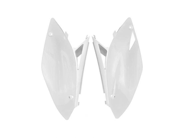 Racetech Weiße Seitennummernschilder für Kawasaki KX 250F 2009–2012 und KX 450F 2009–2011 – MxProStoreParts