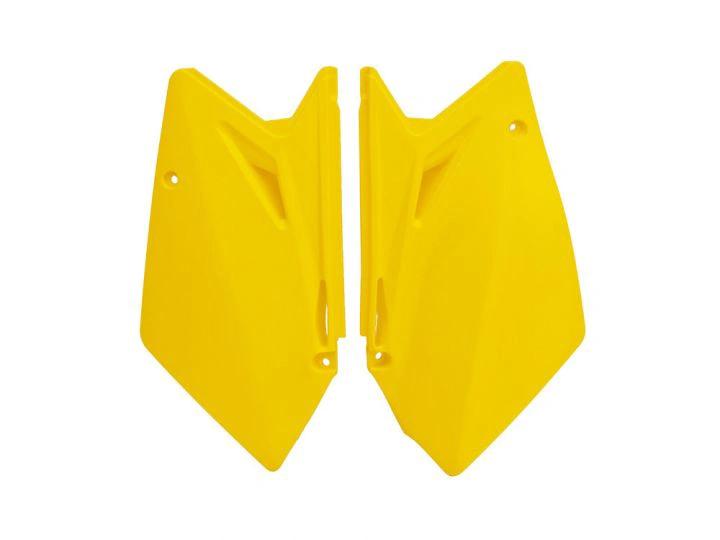 Racetech Gelbe Seitenkennzeichenschilder für Suzuki RM-Z 450 2005–2007 – MxProStoreParts