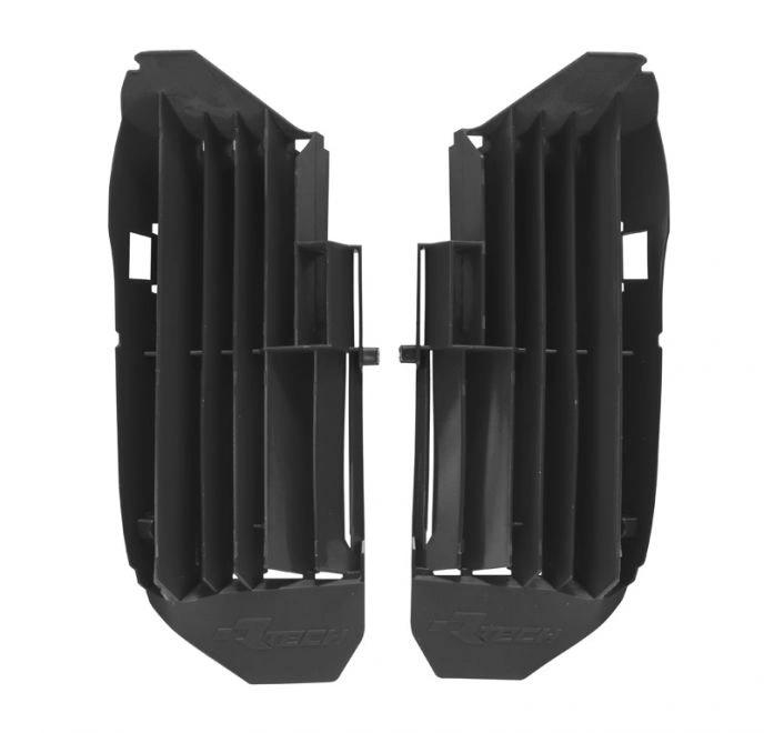 Racetech reinforced radiator roosters/lamellen zwart Yamaha YZ 250F 2024 - & YZ 450F 2023 - MxProStoreParts
