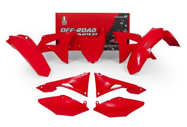 Racetech Kunststoff-Set rot Honda CRF 250R 18 - 21 & CRF 450R 17 - 20 - MxProStoreParts