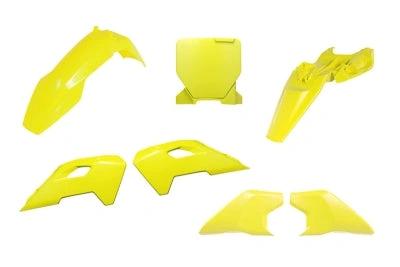 Racetech Kunststoffkit Neongelb Husqvarna TC 50 2024 - MxProStoreParts