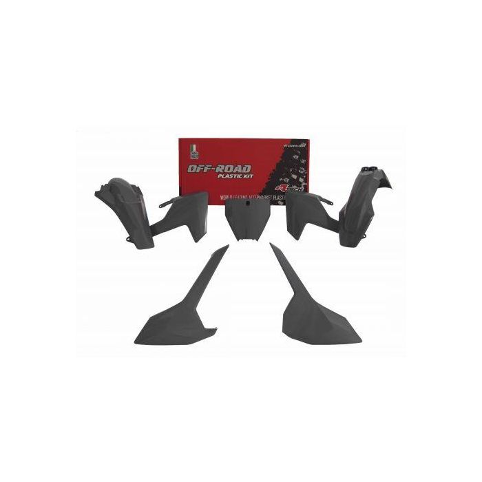 Racetech plastic kit Quantum Grijs Husqvarna FC/TC 125/250/300/350/450 2016-2018 & TC 250 2017-2018