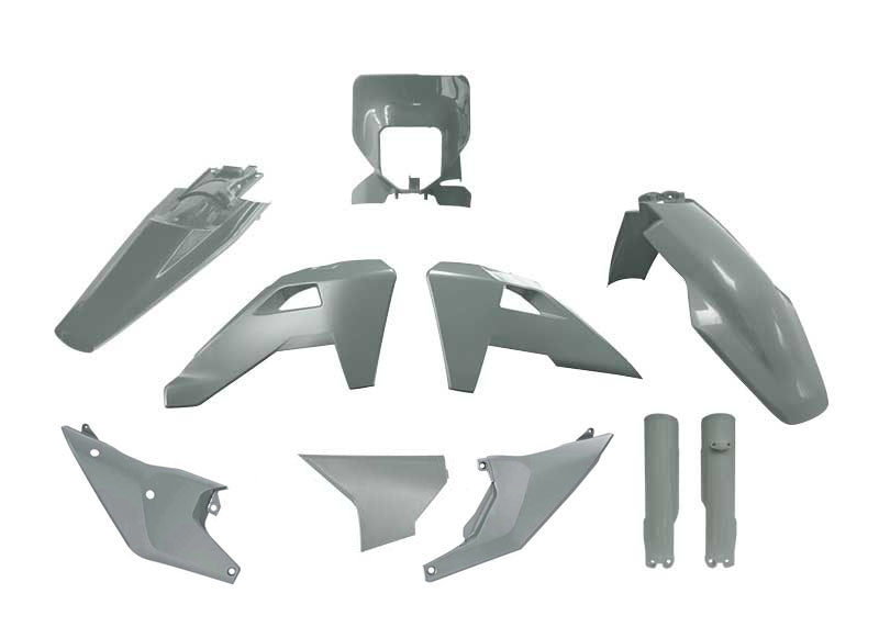 Racetech plastic kit Grijs Husqvarna TE/FE 250/300/350/450 2026-