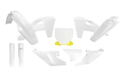 Racetech Kunststoffkit OEM 2025/Weiß Husqvarna TC/FC 125/250/350/450 2025 - (vollständiges Kit) - MxProStoreParts