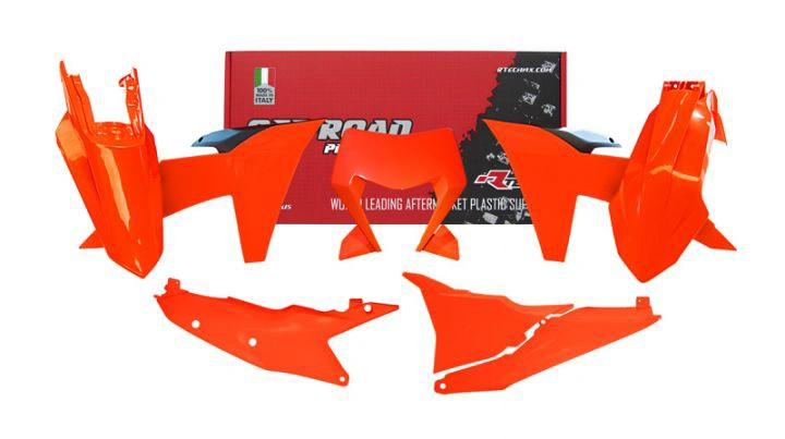 Racetech Kunststoffkit fluoreszierend Orange KTM EXC/EXC-F 250/300/350/450/500 2024 - MxProStoreParts