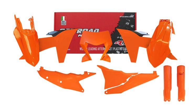Racetech Kunststoffkit Orange (komplettes Kit) für KTM EXC/EXC-F 250/300/350/450/500 2024 - MxProStoreParts