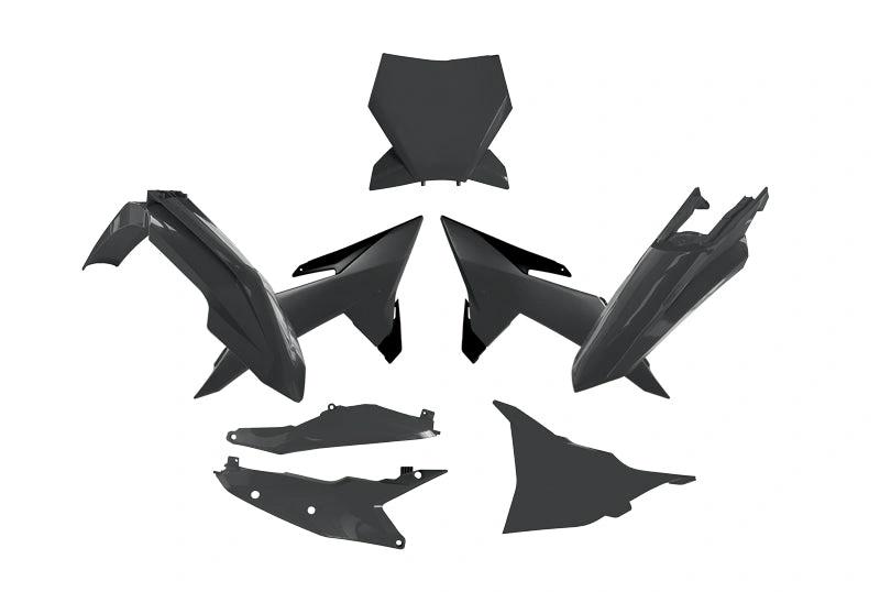Racetech Kunststoffkit Schwarz KTM SX 125/150/250/300 2025 & SX-F 250/350/450 2025 - MxProStoreParts