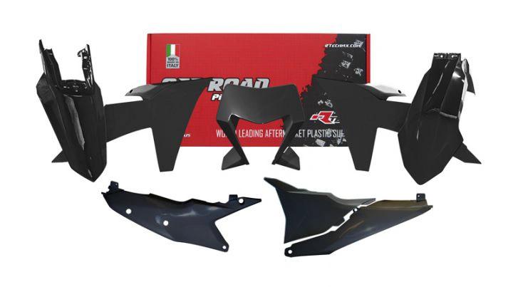 Racetech Kunststoffkit Schwarz KTM EXC/EXC-F 250/300/350/450/500 2024 - MxProStoreParts