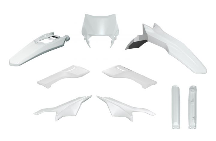 Racetech plastic kit Wit Sur-Ron Ultra Bee
