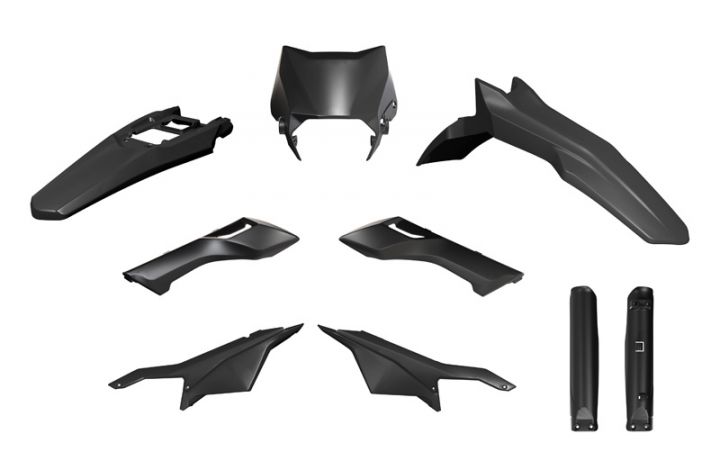 Racetech plastic kit Zwart Sur-Ron Ultra Bee