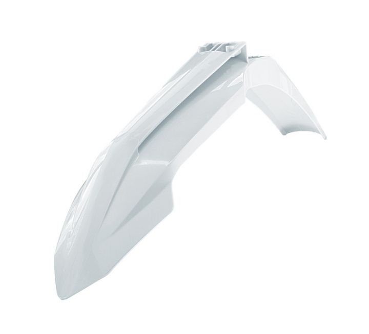 Racetech Front Fender White KTM SX 125/150/250/300 2023- & SX-F 250/350/450 2023- & KTM EXC/EXC-F 250/300/350/450/500 2024-