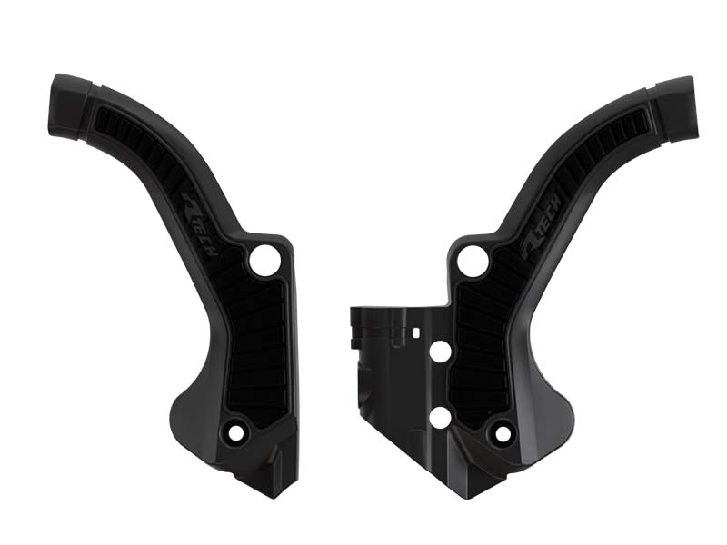 Racetech frame beschermers zwart KTM SX 65 2024- & Husqvarna TC 65 2024- & Gas Gas MC 65 2024 - MxProStoreParts